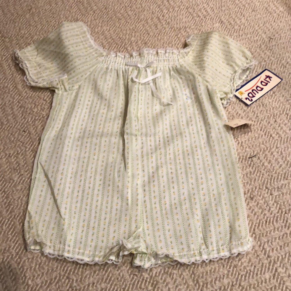 2 NWT girls romper pajama